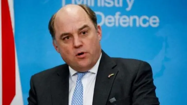 ब्रिटिश रक्षा मंत्री बेन वॉलेस