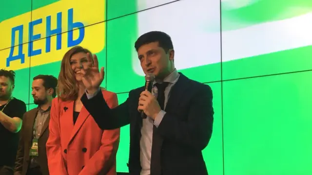 Зеленський і дружина