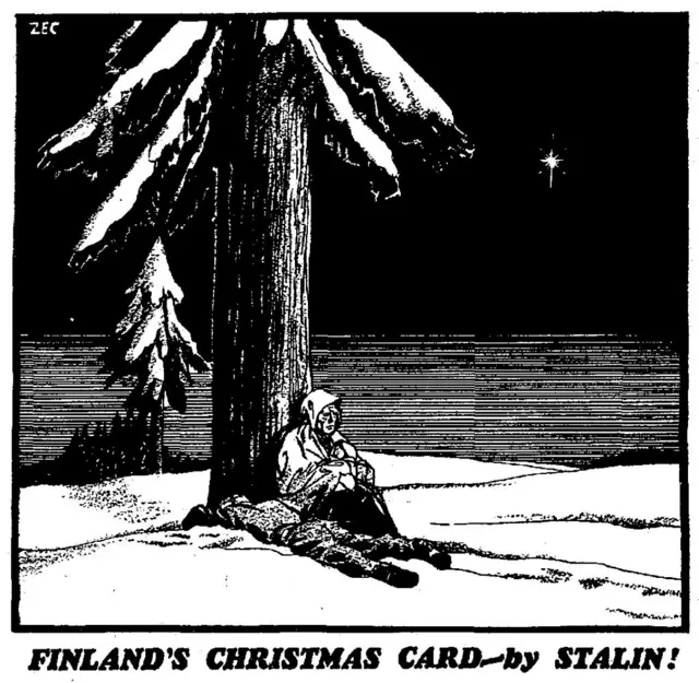 "Різдвяна вітальна картка" від Сталіна