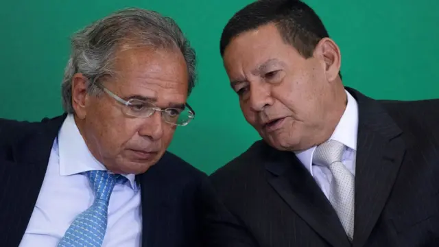 Paulo Guedes e general Mourão