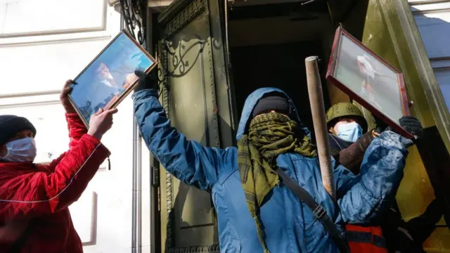 Пожар в Партии регионов