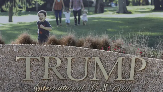 阿联酋迪拜，以唐纳德特朗普名字命名的一座高尔夫球场。