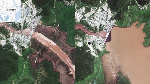 የተለያዩ የማጻጸሪያ የሳተላይት ፎቶዎች