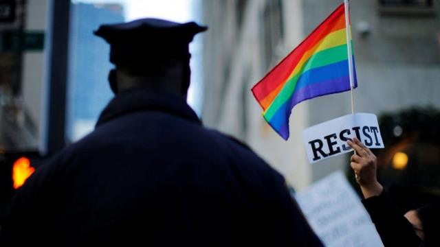 флаг гомосексуальных меньшинств в Нью-Йорке