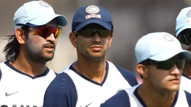 ధోనీ, రాహుల్ ద్రావిడ్, సౌరవ్ గంగూలీ