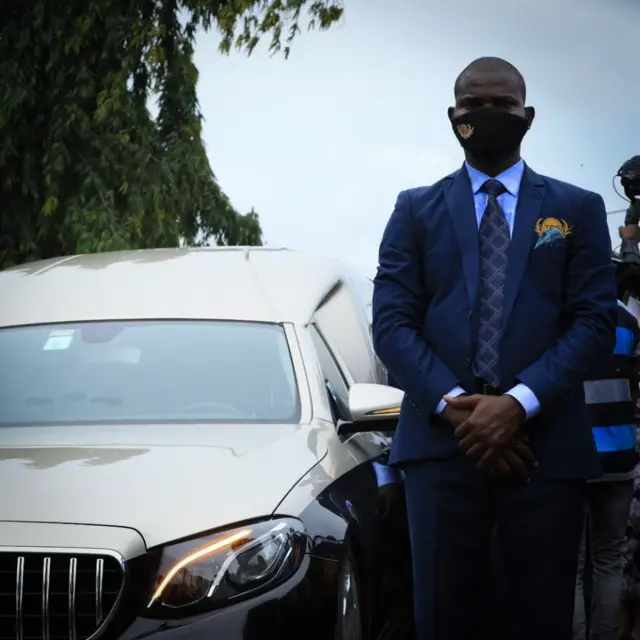 Prophet TB Joshua lyinig-in-state