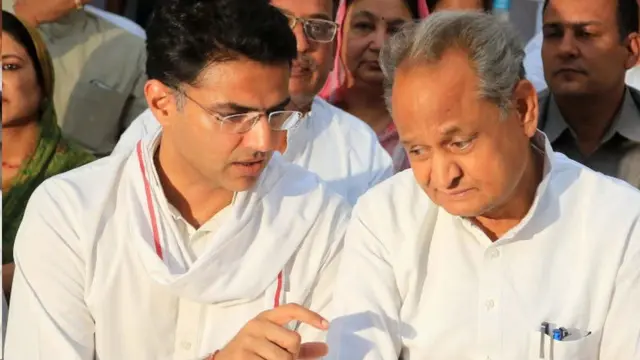 సచిన్ పైలట్, అశోక్ గెహ్లాత్