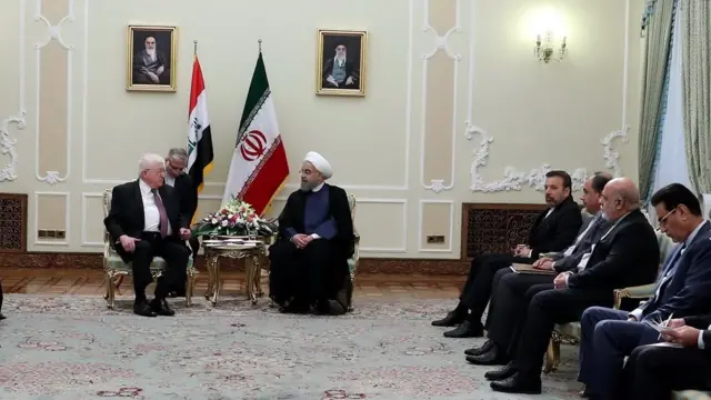 محمود دیدار با رئیس جمهور عراق