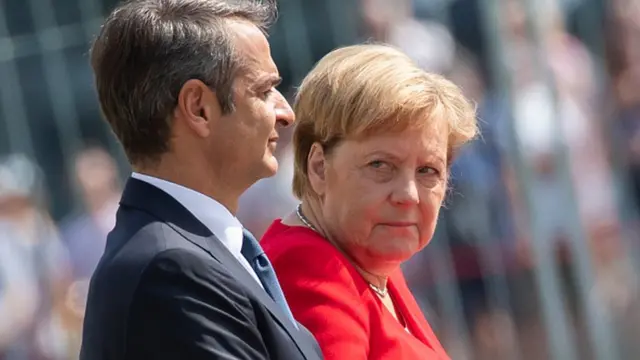 Miçotakis ve Merkel
