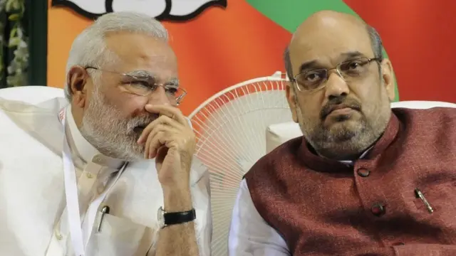 નરેન્દ્ર મોદી અને અમિત શાહ