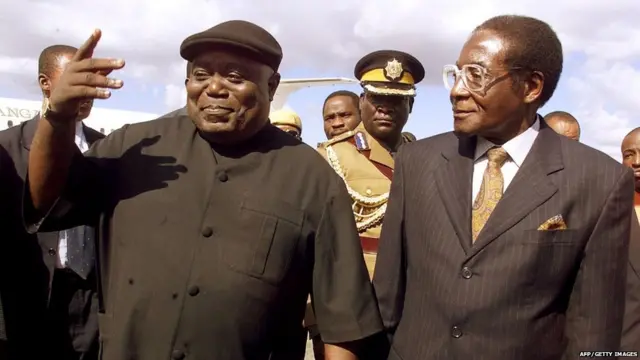 Laurent Kabila and Robert Mugabe