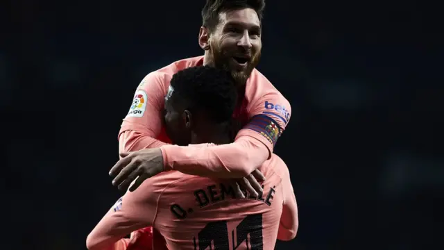 Messi da Dembele na Barcelona