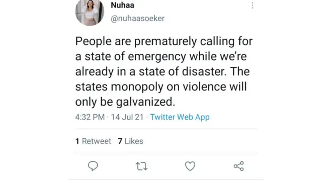 South Africa State of Emergency