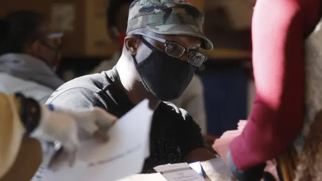 Подсчет голосов в Джорджии