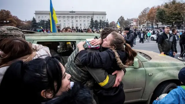 Перші дні звільнення Херсону, листопад 2022