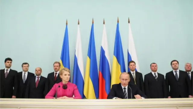 Тимошенко і Путін, 2009