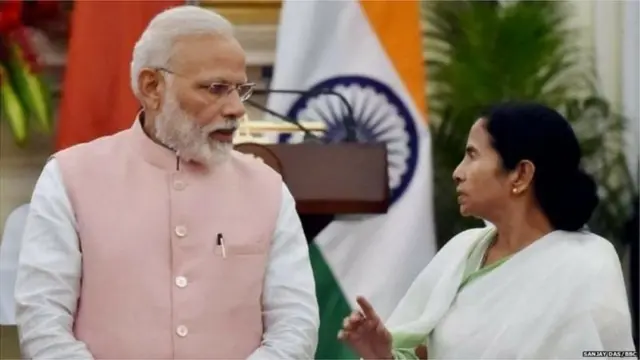 ममता बॅनर्जी, नरेंद्र मोदी