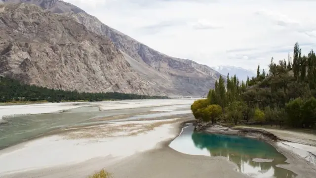 The Shyok river