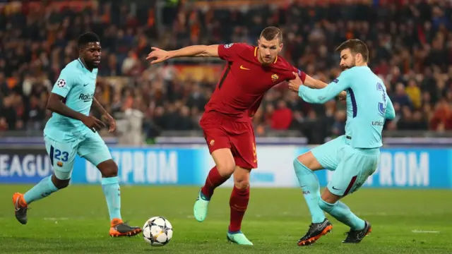 Awọn agbabọọlu Roma ati Barcelona n waa ko