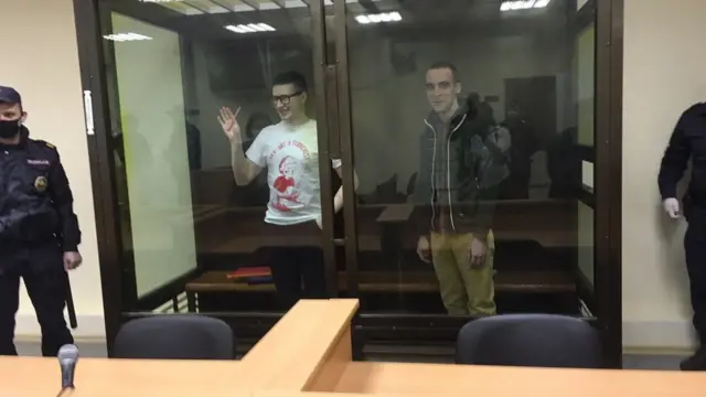 подсудимые Виктор Филинков и Юлий Бояршинов