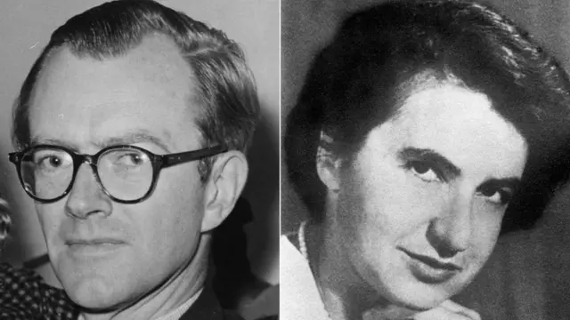 Rosalind Franklin e Maurice Wilkins