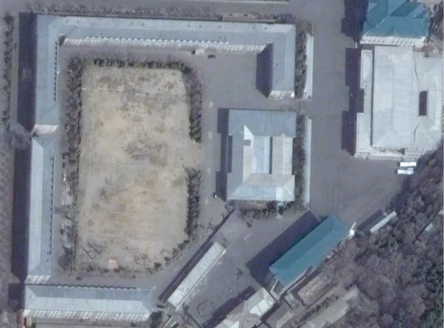 Satellite picture of the Guard Command headquarters in Pyongyang, taken in 2012