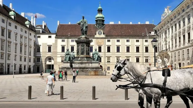 نظم الحفل في قصر هوفبورغ الفخم بالعاصمة النمساوية