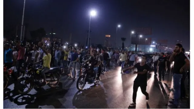 የግብጽ ሕዝብ ለተቃውሞ አደባባይ በወጣበት ወቅት