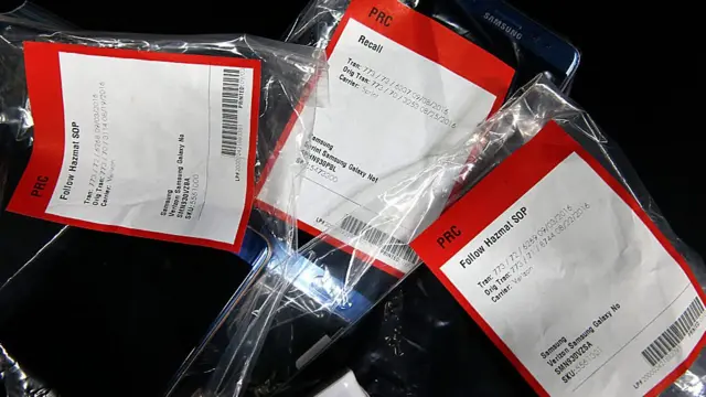 baterías defectuosas Samsung