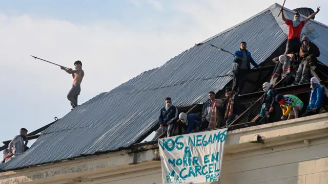 Un motín en la cárcel de Villa Devoto, el 24 de abril de 2020