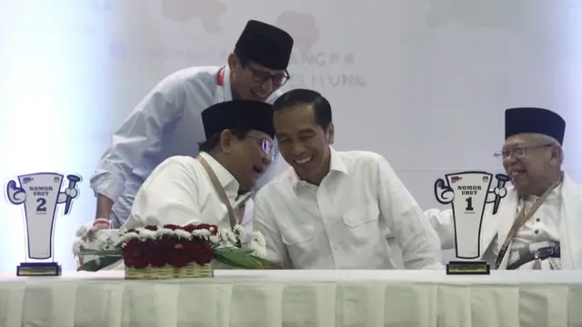 Sandiaga Prabowo Jokowi Maruf Amin