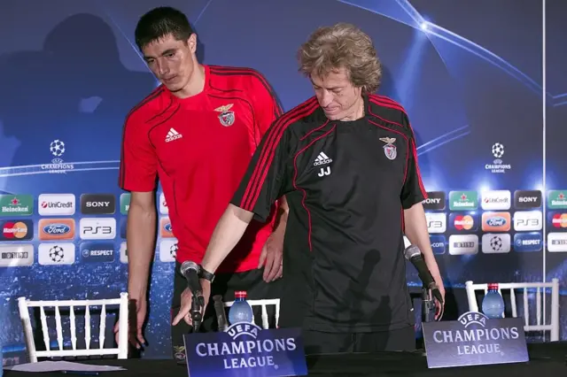 Oscar Cardozo ve Jorge Jesus