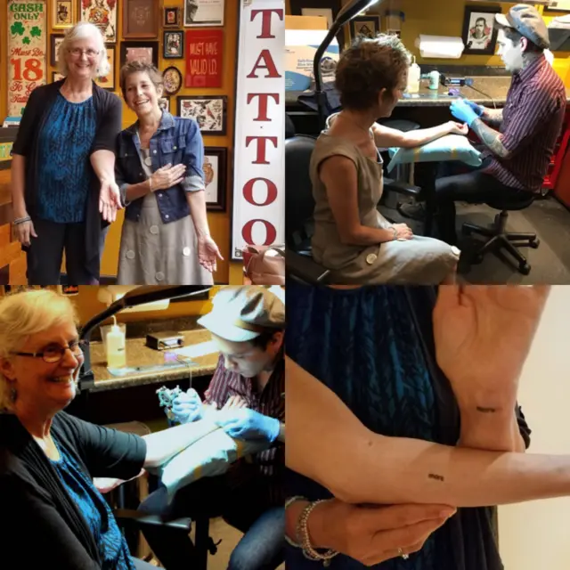 พอลเล็ต เป็นผู้อ่านที่ได้สักรอยสักเดียวกับเอมี