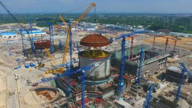 Uma usina nuclearroleta365construção na China