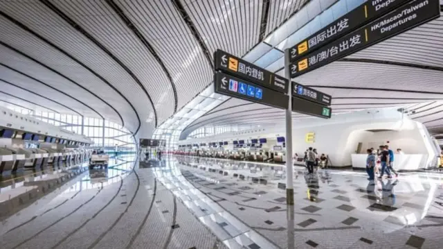 bandara, china, beijing, daxing