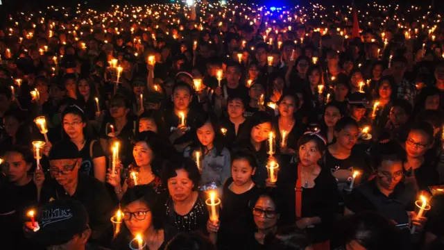 Aksi bela Ahok di Bandung.