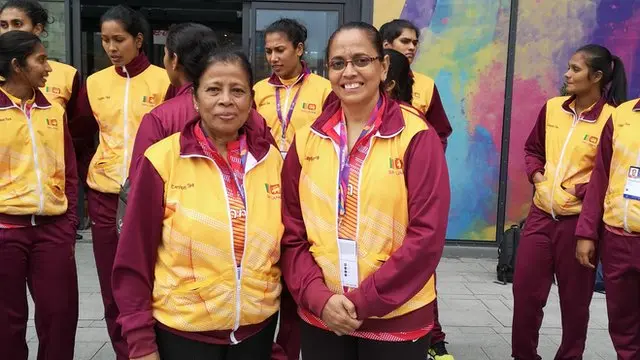 Sri lanka Netball team at Netball world cup 2019