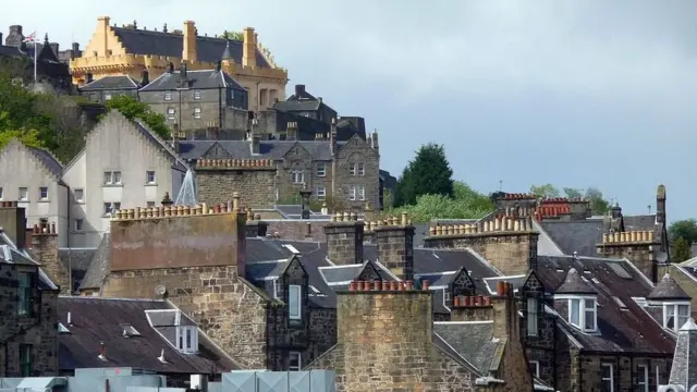 Крыши в Стерлинге.