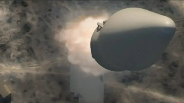 Recreación de un misil ruso