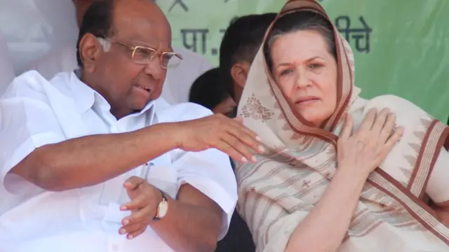 शरद पवार, सोनिया गांधी