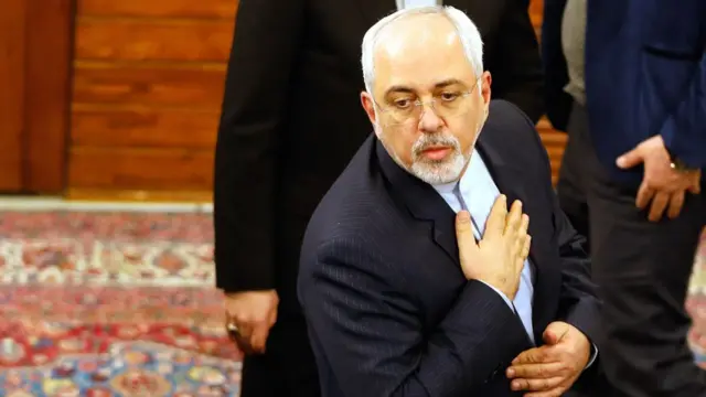 Ministro de Relaciones Exteriores iraní, Javad Zarif