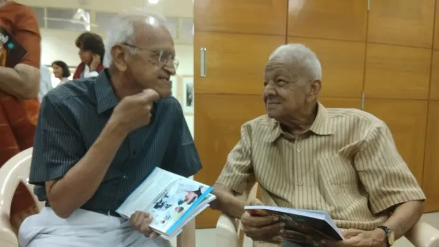 વિનોદ ભટ્ટ સાથે રતિલાલ બોરીસાગર