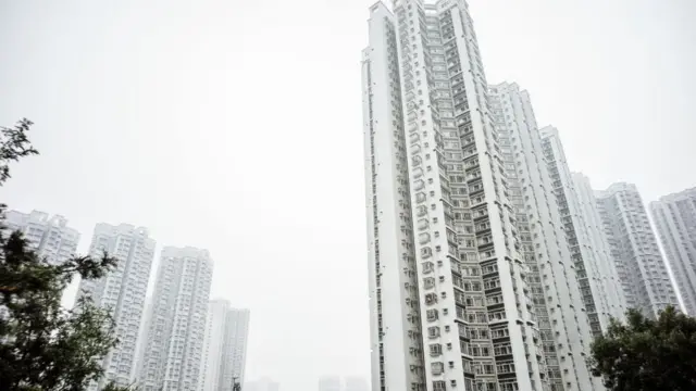 ચીનની ગગનચુંબી ઈમારતોનો ફોટોગ્રાફ