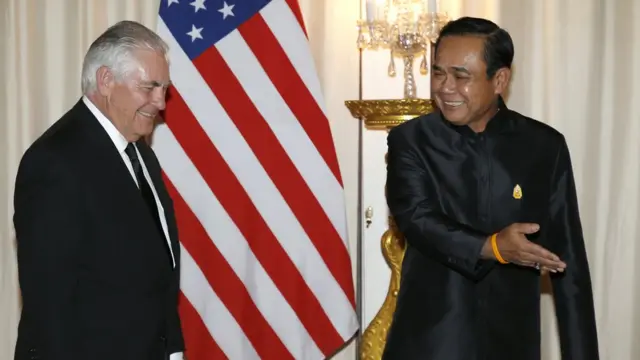 นายเร็กซ์ ทิลเลอร์สันเยือนประเทศไทย