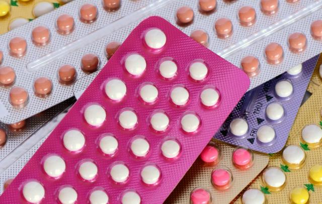 Cartelas de pílula anticoncepcional