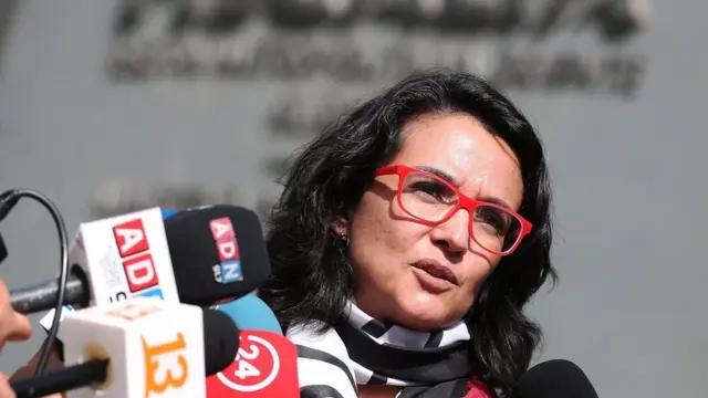 La fiscal a cargo de la investigación, Mitzy Henríquez.