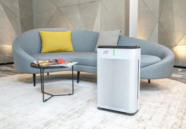 Aurabeat AG TM银离子消毒空气净化机采用专利银离子技术消灭病毒。