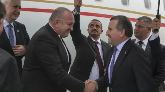 İyul ayında Gürcüstan prezidenti Georgi Marqvelaşvili (solda) Ankaraya səfər etmişdi