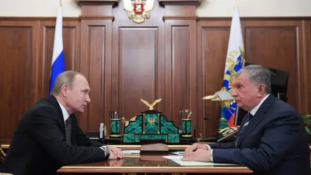 Игорь Сечин Владимир Путин