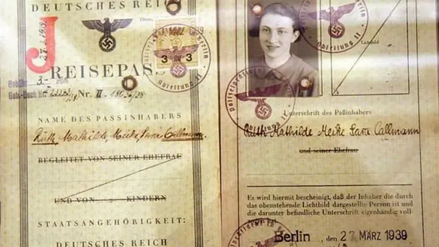 Documento de un refugiado